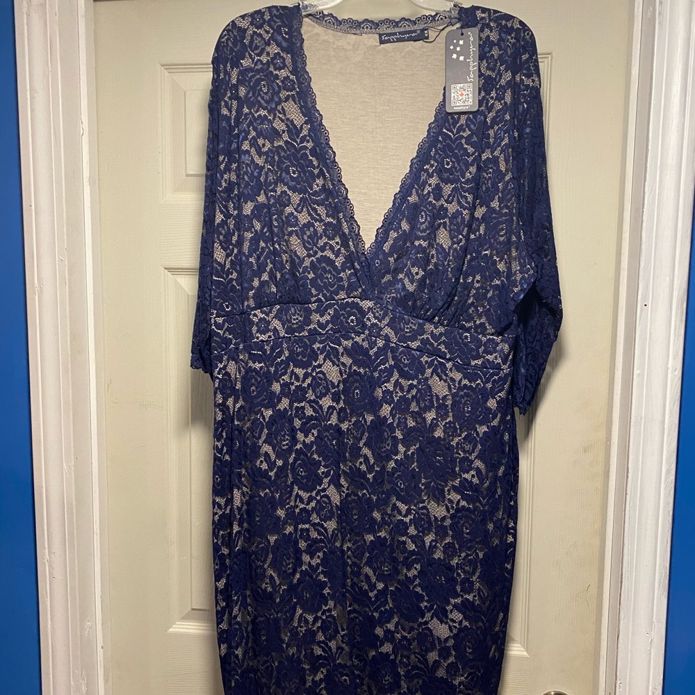 Blue Lace Dress